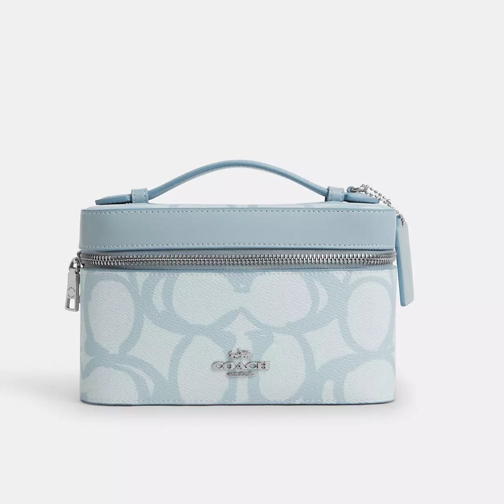 Coach Cosmetic Case Sketch Signature Canvas